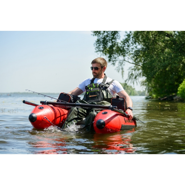 Надувная лодка-плот K-180F серии Fisherman для нахлыста и рыбалки 